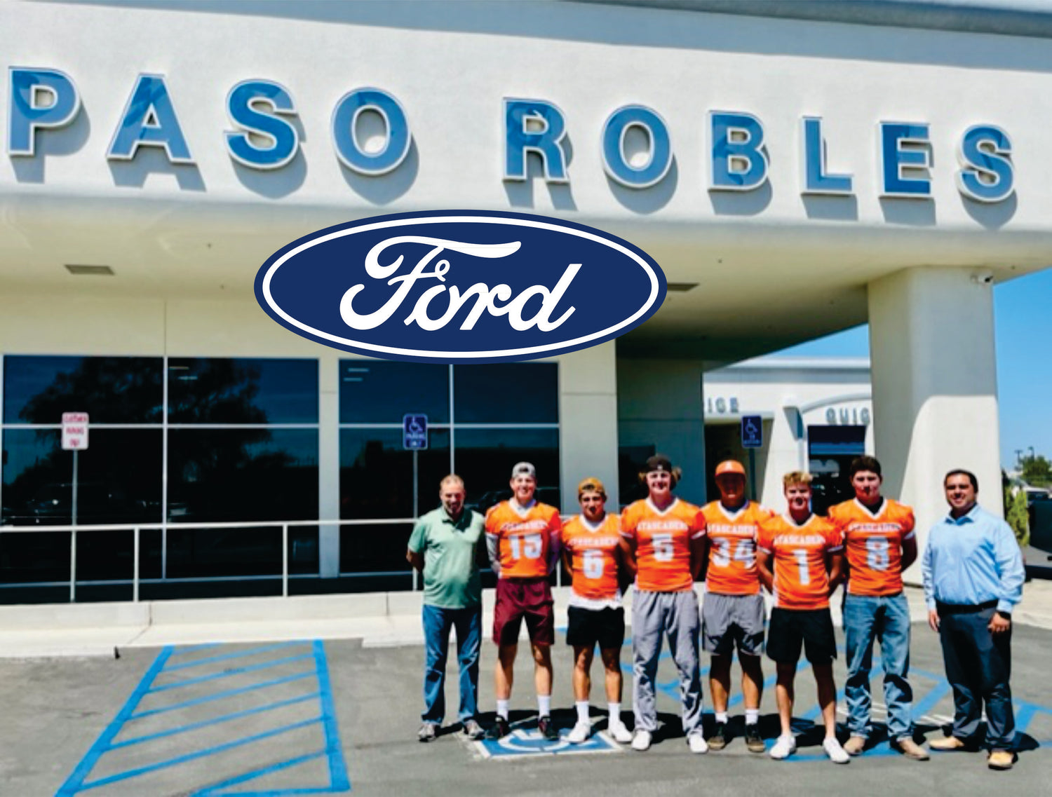 Paso Robles Ford has helps sponsor multiple Atascadero sports, THANK YOU