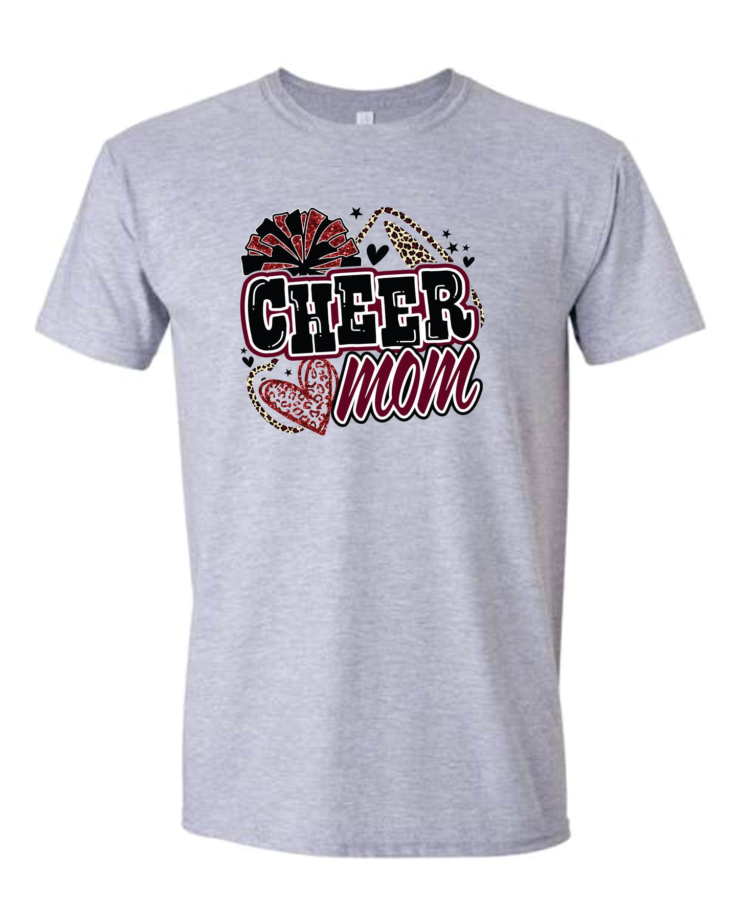 Cheer Mom Maroon DTF Transfer