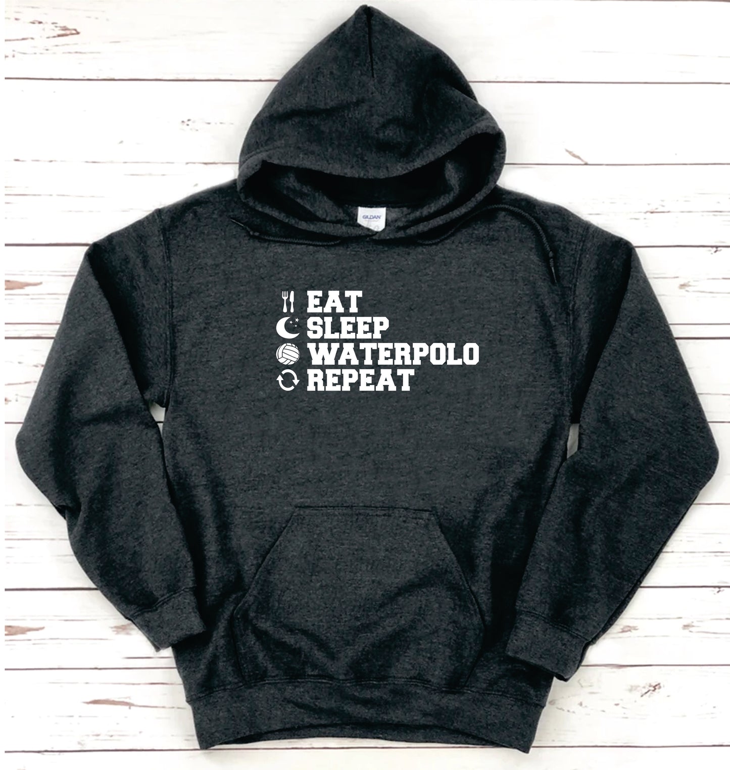 Eat Sleep Waterpolo Repeat Hoodie