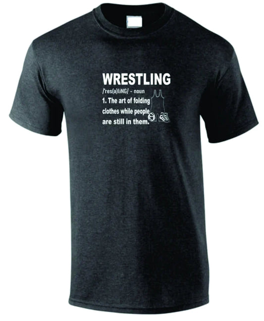 Wrestling the art of folding clothes wrestler shirt