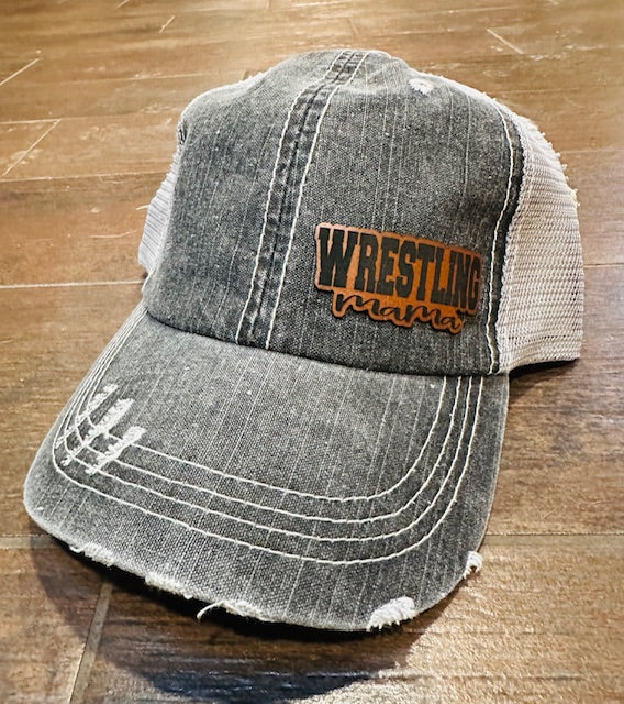 Wrestling Mom Patch Hat