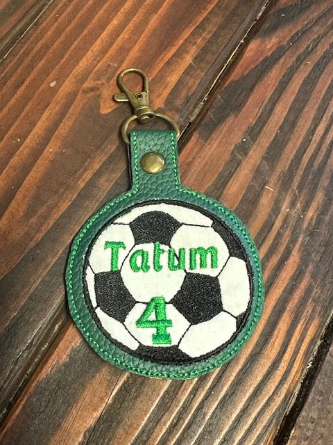 Soccer Keychain