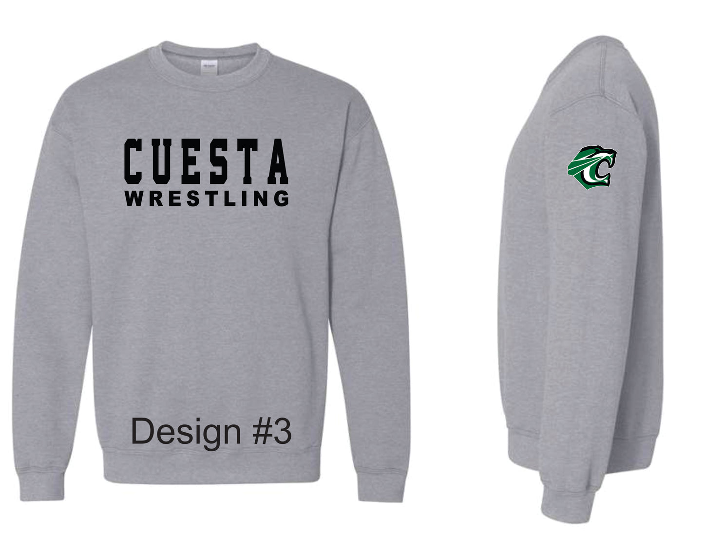 Cuesta Wrestling Crewnecks