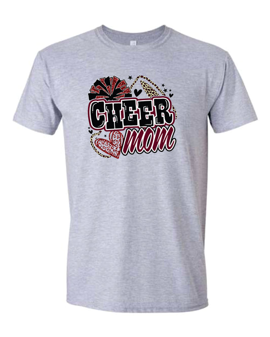 Cheer Mom Maroon DTF Transfer