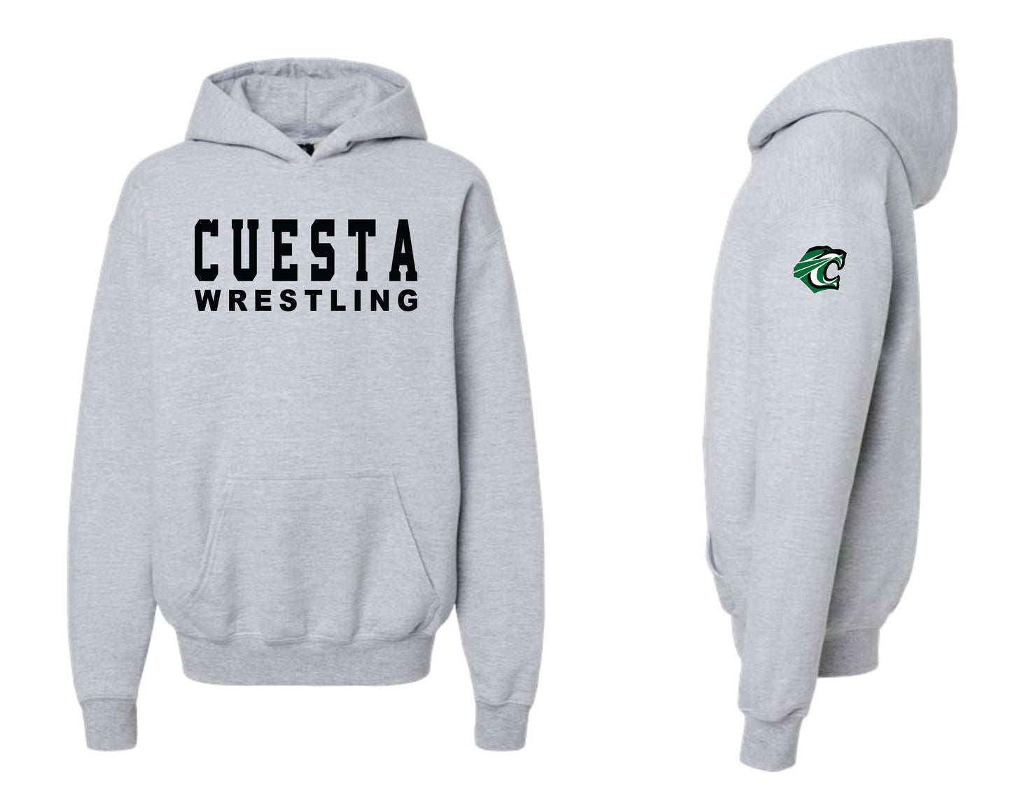 Cuesta Wrestling Design 3,  Tshirt, Athletic Shirt, Long Sleeves & Hoodie