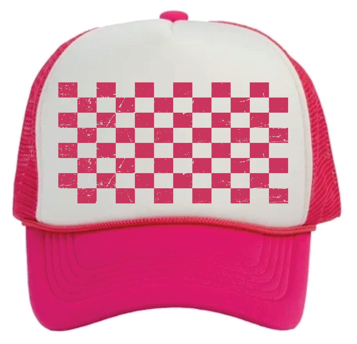 Checkered Hat DTF Transfer