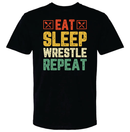 Eat, Sleep, Wrestle, Repeat Shirt