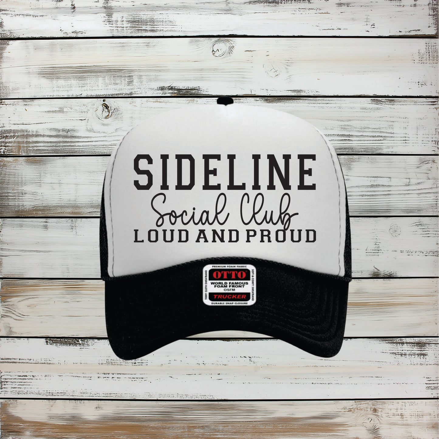 Sideline Social Club Hat DTF Transfer