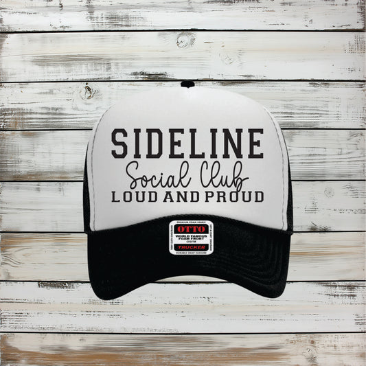 Sideline Social Club Hat DTF Transfer