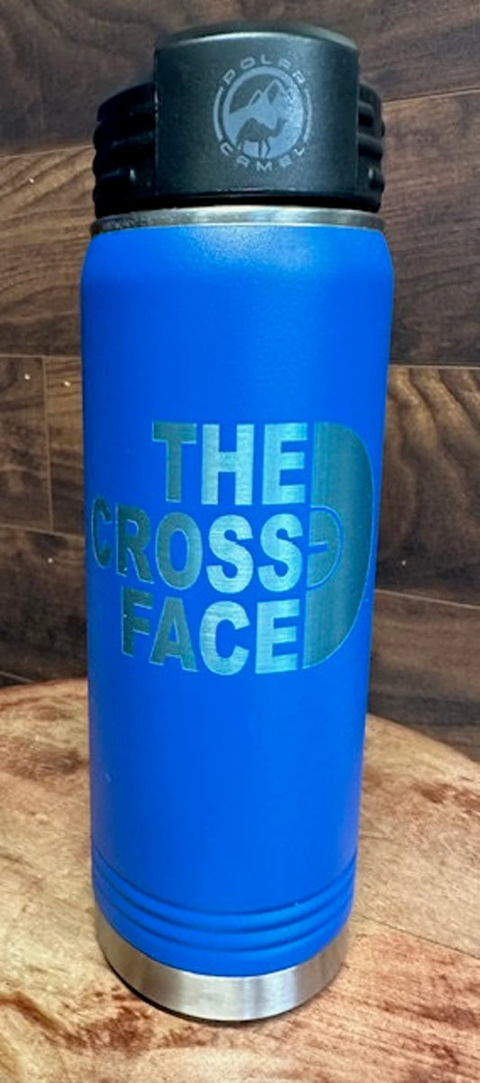 The Cross Face Water Bottle