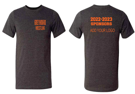 Greyhound Wrestling SPONSORS Tshirt
