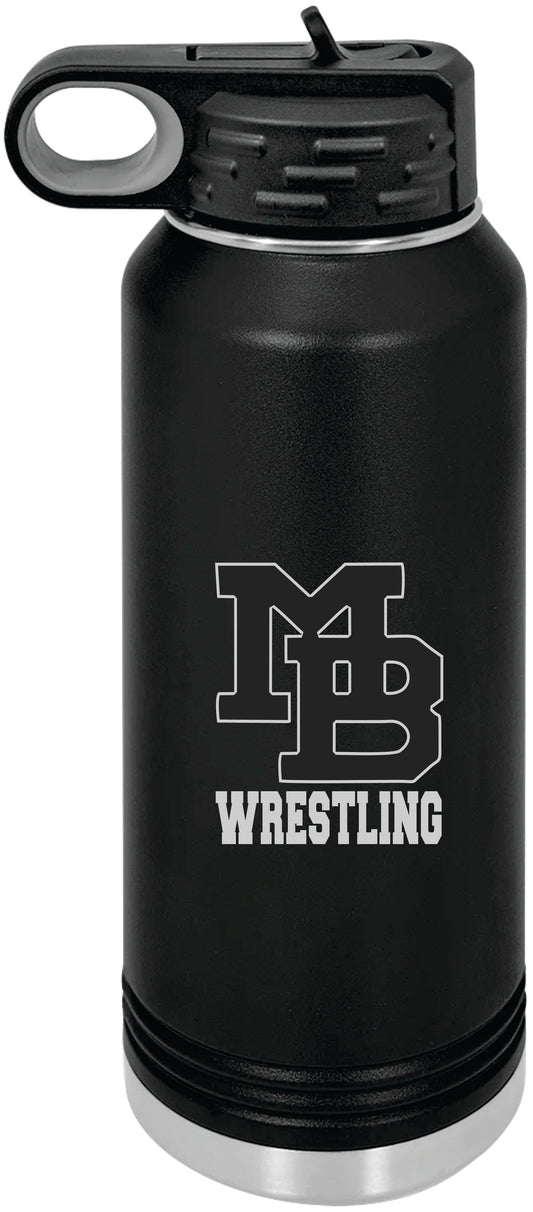 MB Wrestling 32oz Water Bottle