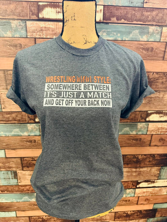 Wrestling Mom Style Tshirt