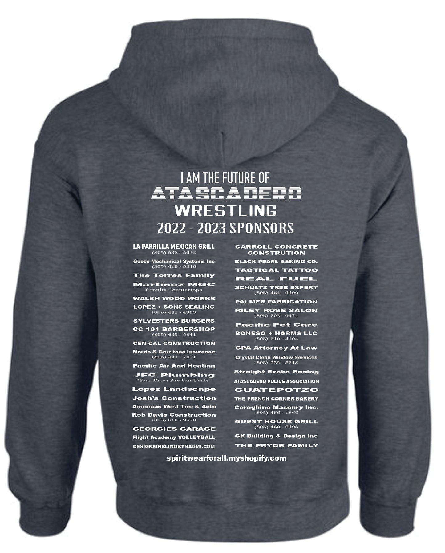 Atascadero Wrestling Hoodie