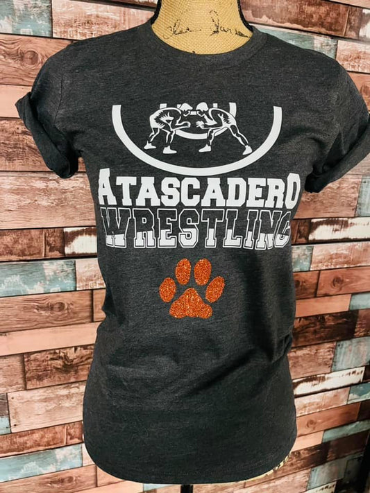 Atascadero Wrestling Paw Tshirt
