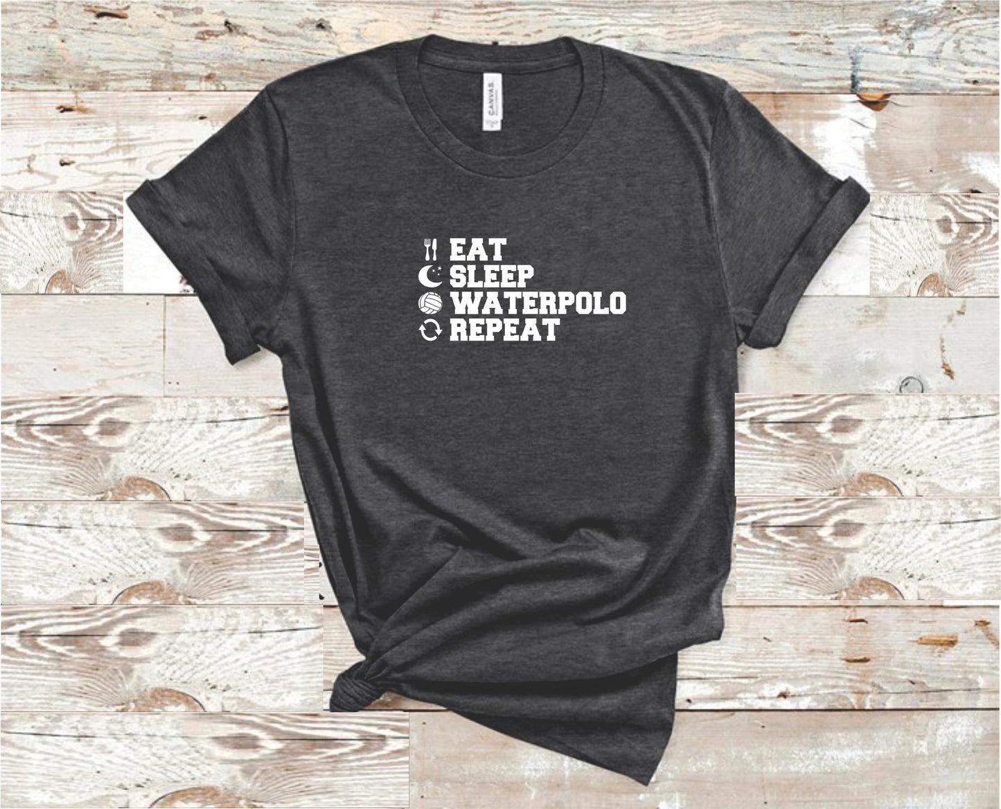 Eat Sleep Waterpolo Repeat tshirt