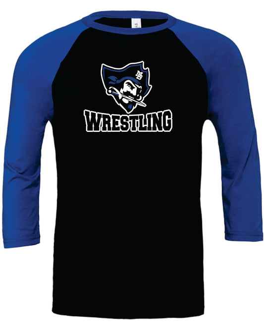 Pirates Wrestling 3/4-Sleeve T-Shirt