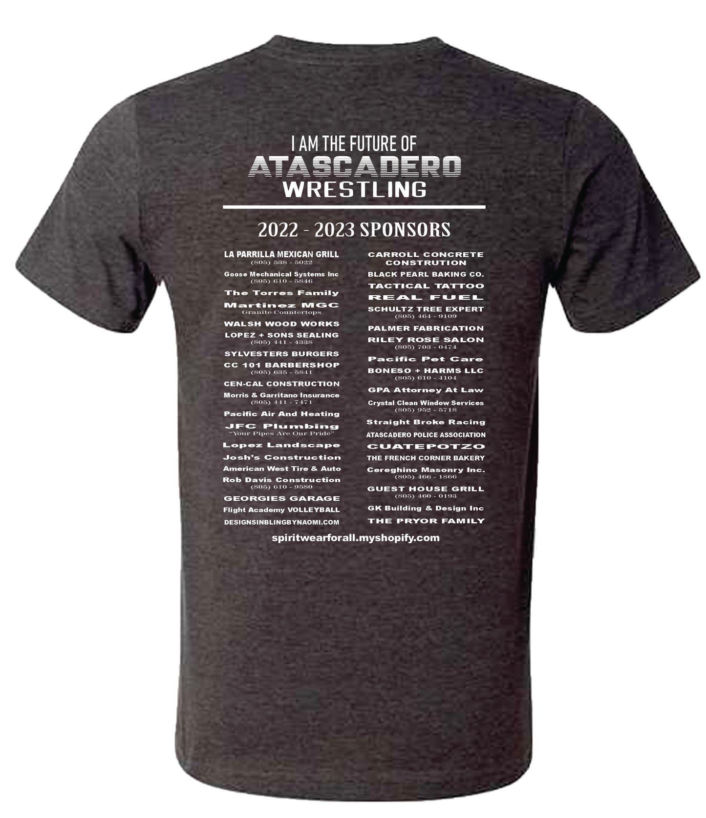 Atascadero Wrestling Tshirt