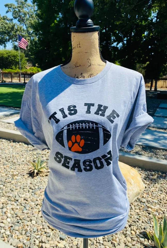 Tis The Season Football Tshirt